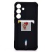 Чехол-накладка для Samsung Galaxy S25+ (черный) - SC304 с картхолдером