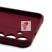 Чехол-накладка для Samsung Galaxy S25+ (бордовый) - SC304 с картхолдером
