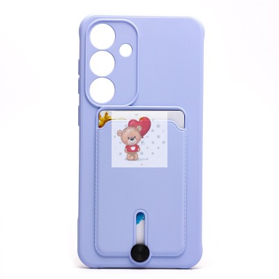 Чехол-накладка для Samsung Galaxy S25+ (светло-фиолетовый) - SC304 с картхолдером Чехол-накладка для Samsung Galaxy S25+ (светло-фиолетовый) - SC304 с картхолдером