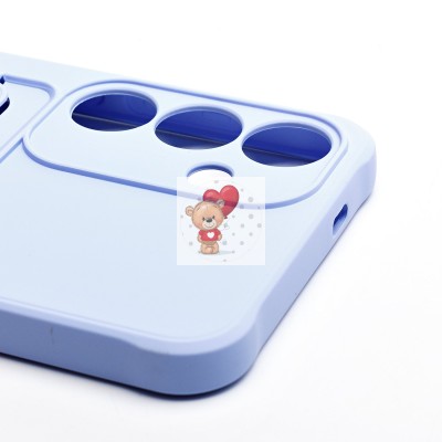 Чехол-накладка для Samsung Galaxy S25+ (светло-фиолетовый) - SC304 с картхолдером