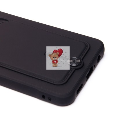 Чехол-накладка для Samsung A055 Galaxy A05 (черный) - SC304 с картхолдером Чехол-накладка для Samsung A055 Galaxy A05 (черный) - SC304 с картхолдером