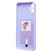 Чехол-накладка для Samsung A055 Galaxy A05 (светло-фиолетовый) - SC304 с картхолдером