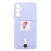 Чехол-накладка для Samsung A057 Galaxy A05s (светло-фиолетовый) - SC304 с картхолдером
