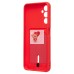 Чехол-накладка для Samsung A057 Galaxy A05s (красный) - SC304 с картхолдером
