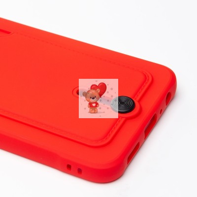 Чехол-накладка для Samsung A057 Galaxy A05s (красный) - SC304 с картхолдером