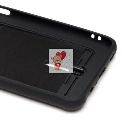 Чехол-накладка для Samsung A125 Galaxy A12 (черный) - SC304 с картхолдером