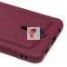 Чехол-накладка для Samsung A125 Galaxy A12 (бордовый) - SC304 с картхолдером