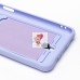 Чехол-накладка для Samsung A125 Galaxy A12 (темно-фиолетовый) - SC304 с картхолдером