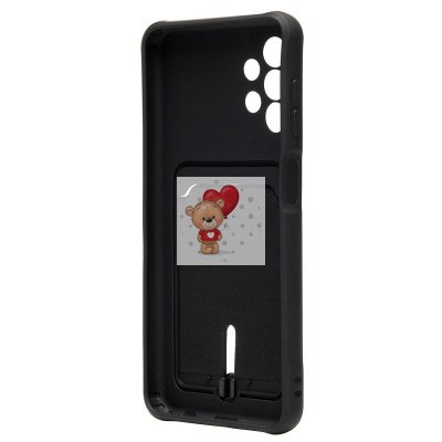 Чехол-накладка для Samsung A135 Galaxy A13 4G (черный) - SC304 с картхолдером Чехол-накладка для Samsung A135 Galaxy A13 4G (черный) - SC304 с картхолдером