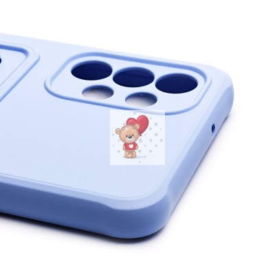 Чехол-накладка для Samsung A135 Galaxy A13 4G (темно-фиолетовый) - SC304 с картхолдером