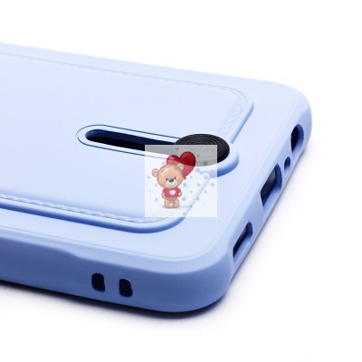 Чехол-накладка для Samsung A135 Galaxy A13 4G (темно-фиолетовый) - SC304 с картхолдером