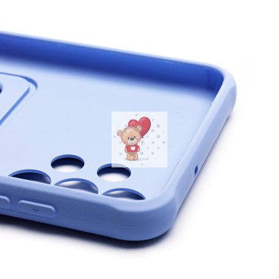 Чехол-накладка для Samsung A135 Galaxy A13 4G (темно-фиолетовый) - SC304 с картхолдером