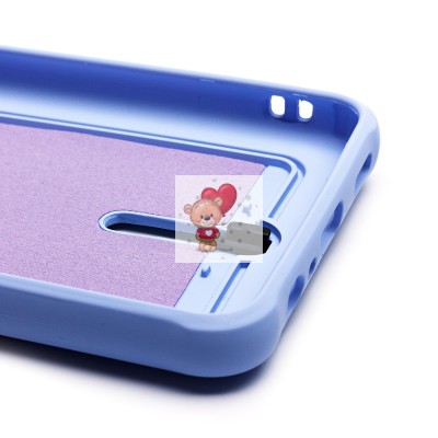 Чехол-накладка для Samsung A135 Galaxy A13 4G (темно-фиолетовый) - SC304 с картхолдером