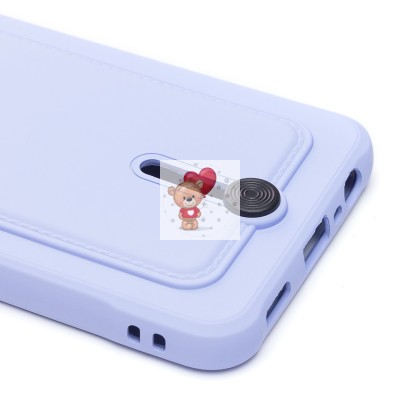 Чехол-накладка для Samsung A135 Galaxy A13 4G (светло-фиолетовый) - SC304 с картхолдером