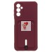 Чехол-накладка для Samsung A145 Galaxy A14 4G (бордовый) - SC304 с картхолдером