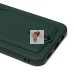 Чехол-накладка для Samsung A145 Galaxy A14 4G (темно-зеленый) - SC304 с картхолдером