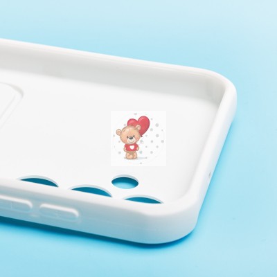 Чехол-накладка для Samsung A146 Galaxy A14 5G (MediaTek) (белый) - SC304 с картхолдером