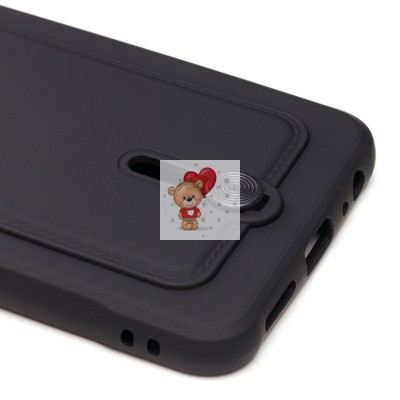 Чехол-накладка для Samsung A226 Galaxy A22s 5G (черный) - SC304 с картхолдером