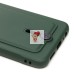 Чехол-накладка для Samsung A226 Galaxy A22s 5G (темно-зеленый) - SC304 с картхолдером