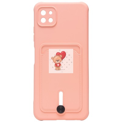 Чехол-накладка для Samsung A226 Galaxy A22s 5G (светло-розовый) - SC304 с картхолдером Чехол-накладка для Samsung A226 Galaxy A22s 5G (светло-розовый) - SC304 с картхолдером