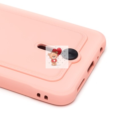 Чехол-накладка для Samsung A226 Galaxy A22s 5G (светло-розовый) - SC304 с картхолдером