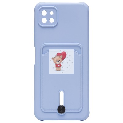 Чехол-накладка для Samsung A226 Galaxy A22s 5G (светло-фиолетовый) - SC304 с картхолдером Чехол-накладка для Samsung A226 Galaxy A22s 5G (светло-фиолетовый) - SC304 с картхолдером