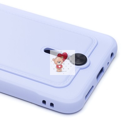 Чехол-накладка для Samsung A226 Galaxy A22s 5G (светло-фиолетовый) - SC304 с картхолдером