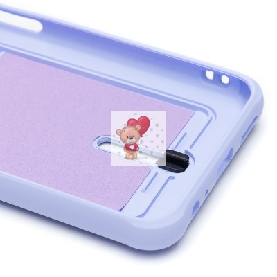 Чехол-накладка для Samsung A226 Galaxy A22s 5G (светло-фиолетовый) - SC304 с картхолдером