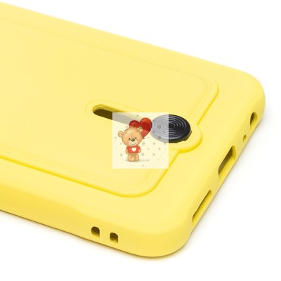 Чехол-накладка для Samsung A226 Galaxy A22s 5G (желтый) - SC304 с картхолдером