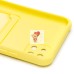 Чехол-накладка для Samsung A226 Galaxy A22s 5G (желтый) - SC304 с картхолдером