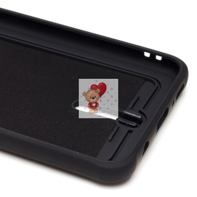 Чехол-накладка для Samsung A507 Galaxy A50s (черный) - SC304 с картхолдером