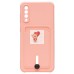 Чехол-накладка для Samsung A505 Galaxy A50 (светло-розовый) - SC304 с картхолдером