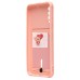 Чехол-накладка для Samsung A505 Galaxy A50 (светло-розовый) - SC304 с картхолдером