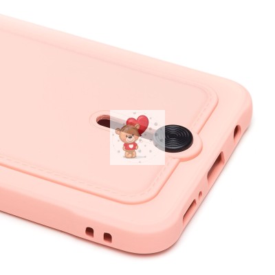 Чехол-накладка для Samsung A505 Galaxy A50 (светло-розовый) - SC304 с картхолдером