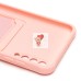 Чехол-накладка для Samsung A505 Galaxy A50 (светло-розовый) - SC304 с картхолдером