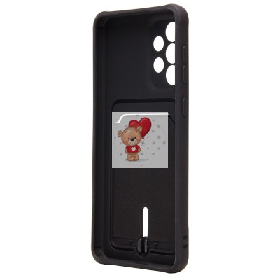 Чехол-накладка для Samsung A336 Galaxy A33 5G (черный) - SC304 с картхолдером