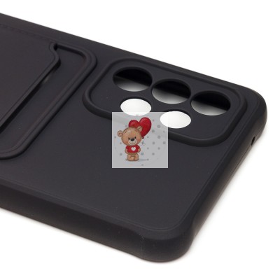 Чехол-накладка для Samsung A336 Galaxy A33 5G (черный) - SC304 с картхолдером