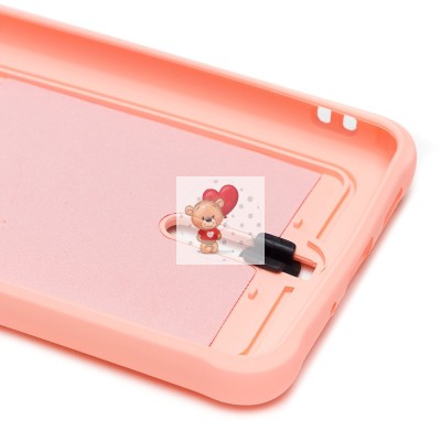 Чехол-накладка для Samsung A336 Galaxy A33 5G (светло-розовый) - SC304 с картхолдером