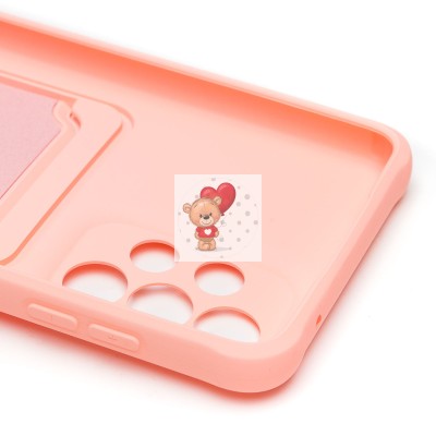 Чехол-накладка для Samsung A336 Galaxy A33 5G (светло-розовый) - SC304 с картхолдером