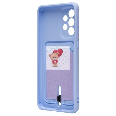 Чехол-накладка для Samsung A336 Galaxy A33 5G (светло-фиолетовый) - SC304 с картхолдером