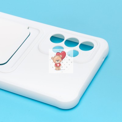 Чехол-накладка для Samsung A336 Galaxy A33 5G (белый) - SC304 с картхолдером