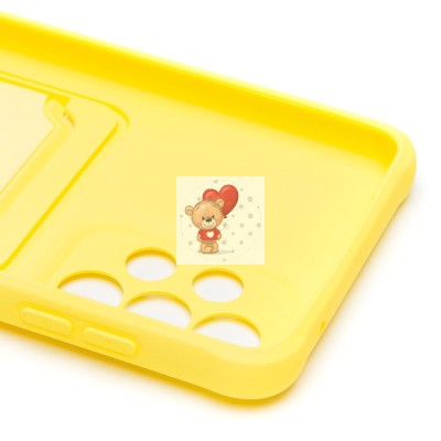 Чехол-накладка для Samsung A336 Galaxy A33 5G (желтый) - SC304 с картхолдером