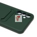 Чехол-накладка для Samsung A346 Galaxy A34 (темно-зеленый) - SC304 с картхолдером