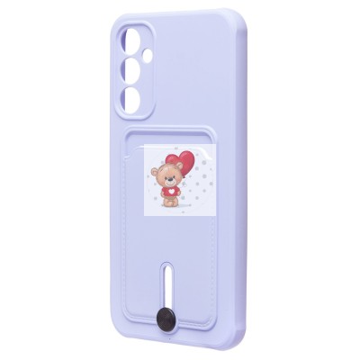 Чехол-накладка для Samsung A346 Galaxy A34 (светло-фиолетовый) - SC304 с картхолдером Чехол-накладка для Samsung A346 Galaxy A34 (светло-фиолетовый) - SC304 с картхолдером