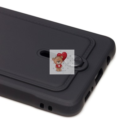 Чехол-накладка для Samsung A515 Galaxy A51 4G (черный) - SC304 с картхолдером