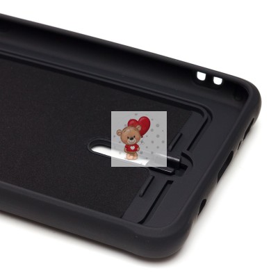 Чехол-накладка для Samsung A515 Galaxy A51 4G (черный) - SC304 с картхолдером