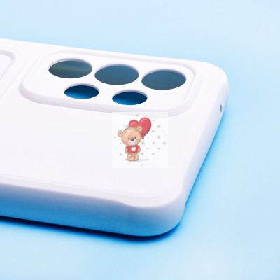 Чехол-накладка для Samsung A536 Galaxy A53 5G (белый) - SC304 с картхолдером