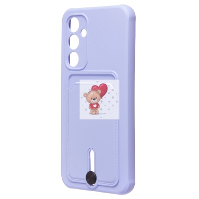 Чехол-накладка для Samsung A546 Galaxy A54 (темно-фиолетовый) - SC304 с картхолдером Чехол-накладка для Samsung A546 Galaxy A54 (темно-фиолетовый) - SC304 с картхолдером