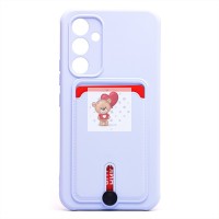 Чехол-накладка для Samsung A546 Galaxy A54 (светло-фиолетовый) - SC304 с картхолдером