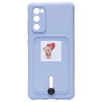 Чехол-накладка для Samsung G780 Galaxy S20FE (светло-фиолетовый) - SC304 с картхолдером Чехол-накладка для Samsung G780 Galaxy S20FE (светло-фиолетовый) - SC304 с картхолдером
